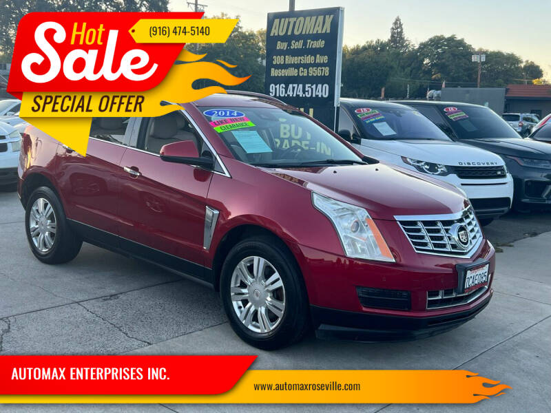 2014 Cadillac SRX for sale at AUTOMAX ENTERPRISES INC. in Roseville CA