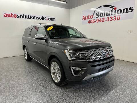 2018 Ford Expedition MAX for sale at Auto Solutions in Warr Acres OK