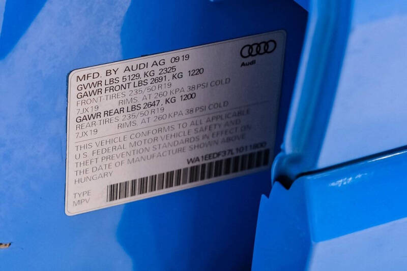 2020 Audi Q3 quattro S line Prem Plus 45 TFSI