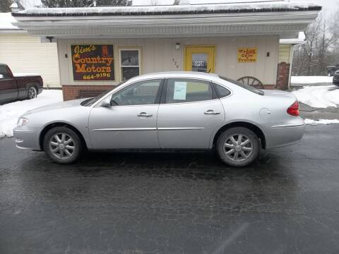 2009 Buick LaCrosse for sale at JIM'S COUNTRY MOTORS in Corry PA