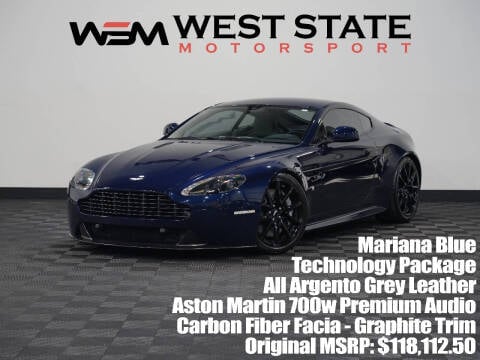 2015 Aston Martin V8 Vantage for sale at WEST STATE MOTORSPORT in Federal Way WA