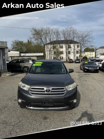 2012 Toyota Highlander for sale at Arkan Auto Sales in Worcester MA