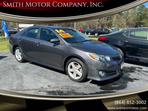 2014 Toyota Camry for sale at Smith Motor Company, Inc. in Mc Cormick SC