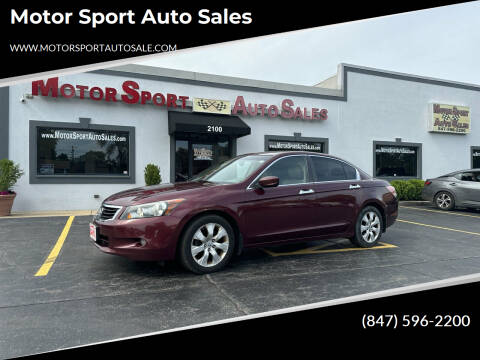 2008 Honda Accord for sale at Motor Sport Auto Sales in Waukegan IL