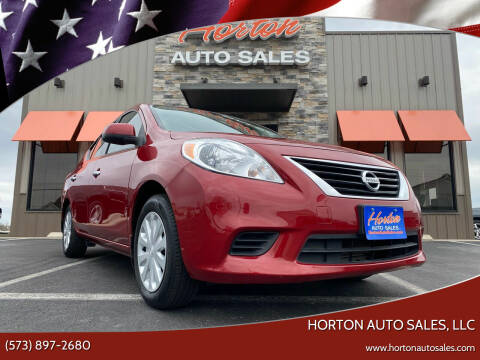 2013 Nissan Versa for sale at HORTON AUTO SALES, LLC in Linn MO