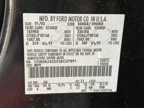 2003 Ford Excursion Limited
