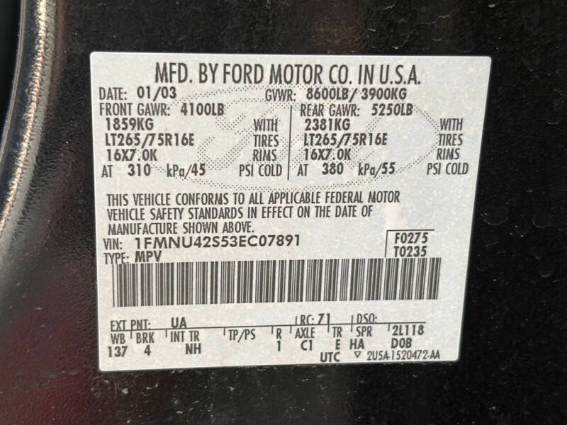 2003 Ford Excursion Limited