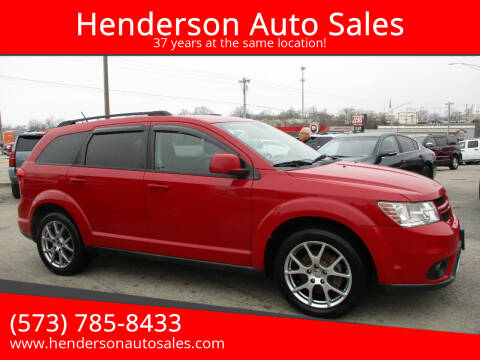2013 Dodge Journey for sale at Henderson Auto Sales in Poplar Bluff MO