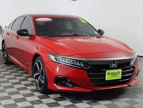2021 Honda Accord for sale at Markley Motors in Fort Collins CO
