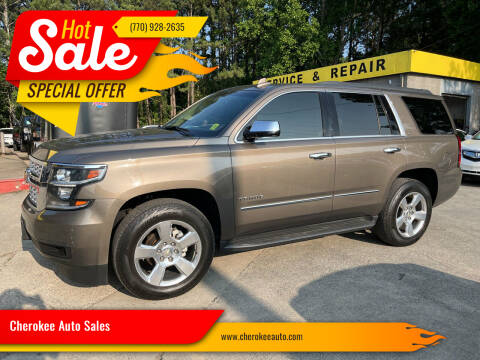 2016 Chevrolet Tahoe for sale at Cherokee Auto Sales in Acworth GA