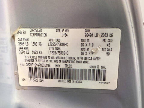 1994 Dodge Ram 1500