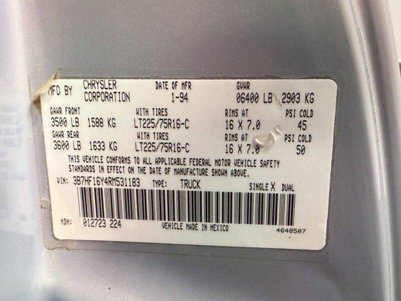 1994 Dodge Ram 1500