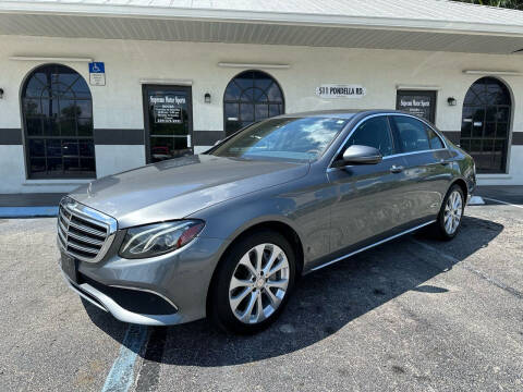 2017 Mercedes-Benz E-Class for sale at Supreme Motor Sports in North Fort Myers FL