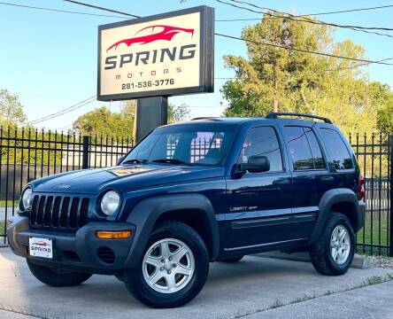2002 Jeep Liberty for sale at Spring Motors in Spring TX