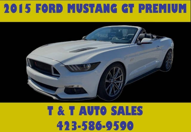 2015 Ford Mustang for sale at T & T Auto Sales in Morristown, TN