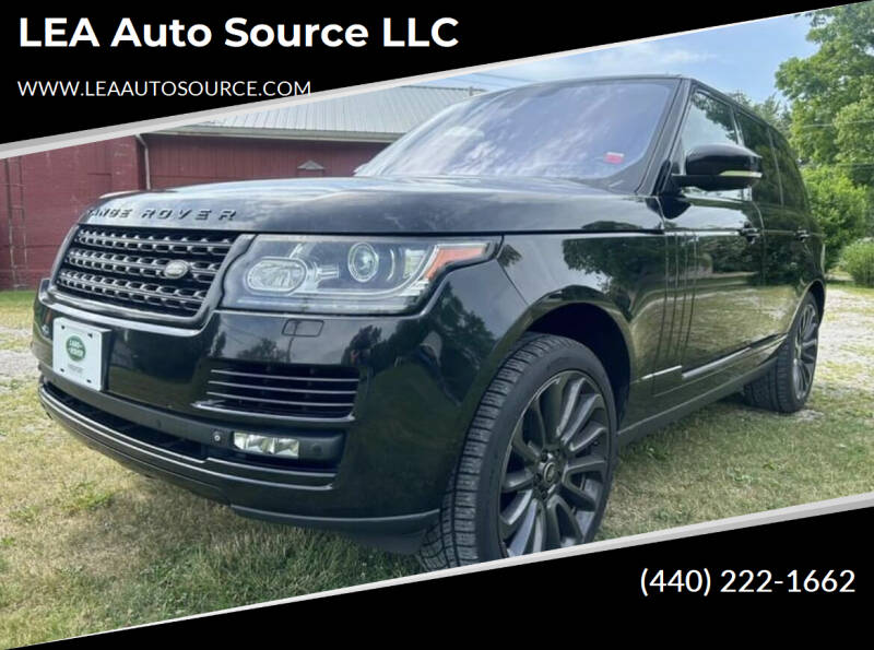 2014 Land Rover Range Rover for sale at LEA Auto Source LLC in Ashtabula OH