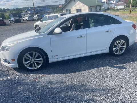 2012 Chevrolet Cruze for sale at CESSNA MOTORS INC in Bedford PA