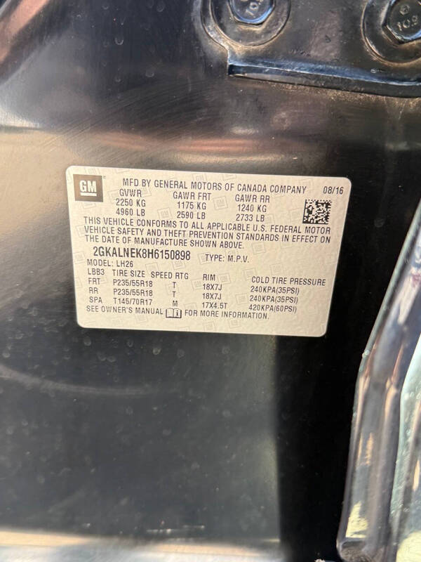 2017 GMC Terrain SLE-2