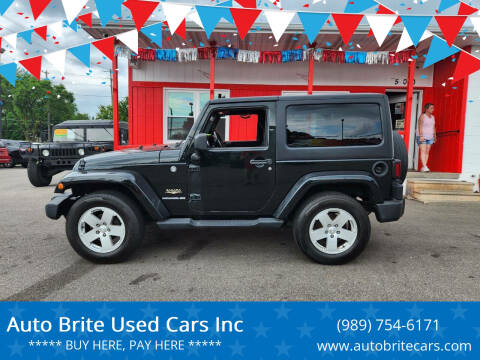 2012 Jeep Wrangler for sale at Auto Brite Used Cars Inc in Saginaw MI