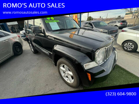 2008 Jeep Liberty for sale at ROMO'S AUTO SALES in Los Angeles CA
