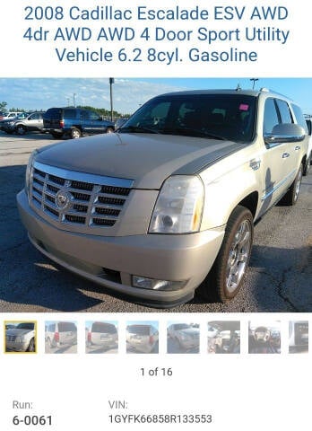 2008 Cadillac Escalade ESV for sale at The Bengal Auto Sales LLC in Hamtramck MI