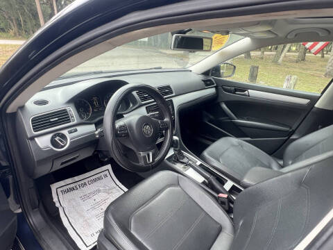 2012 Volkswagen Passat SE PZEV