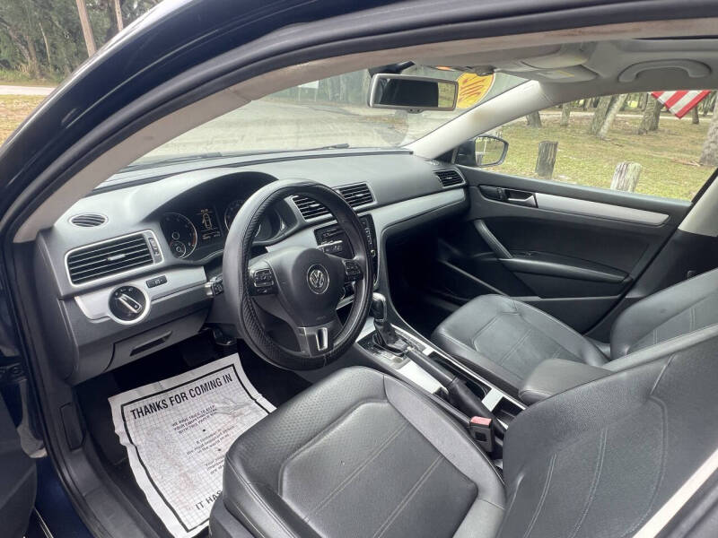 2012 Volkswagen Passat SE PZEV