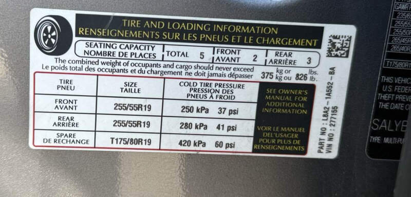 2020 Land Rover Range Rover Velar P250 S