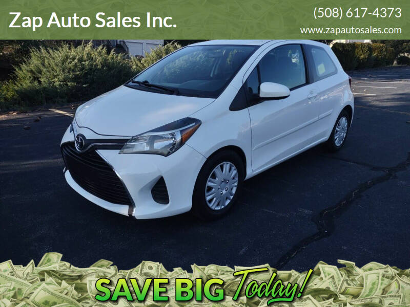 2015 Toyota Yaris for sale at Zap Auto Sales Inc. in Fall River MA