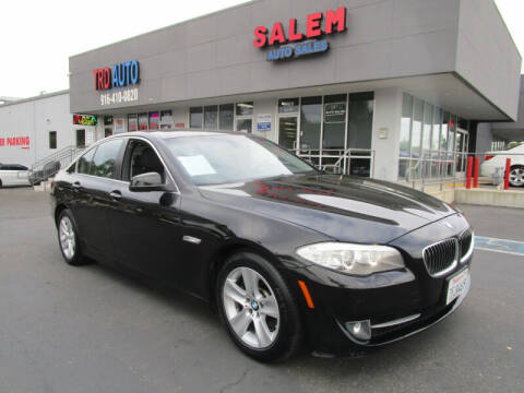 2012 BMW 5 Series for sale at Salem Auto Sales in Sacramento CA