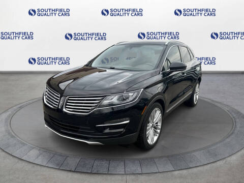 2015 Lincoln MKC for sale at SOUTHFIELD QUALITY CARS in Detroit MI