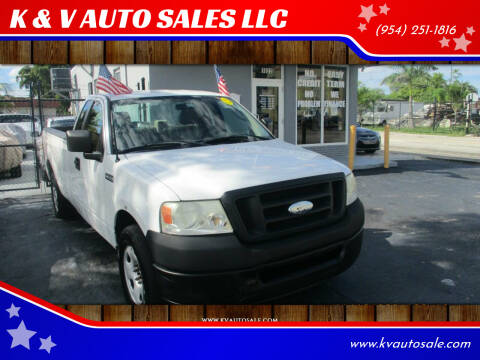 2008 Ford F-150 for sale at K & V AUTO SALES LLC in Hollywood FL