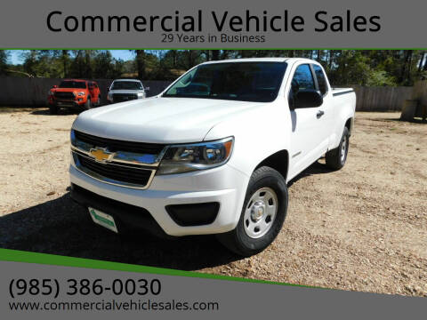 2016 Chevrolet Colorado for sale at Commercial Vehicle Sales in Ponchatoula LA