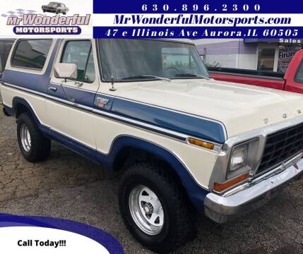 1979 Ford Bronco for sale at Mr Wonderful Motorsports in Aurora IL