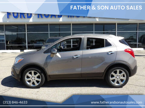 2014 Buick Encore for sale at Father & Son Auto Sales in Dearborn MI