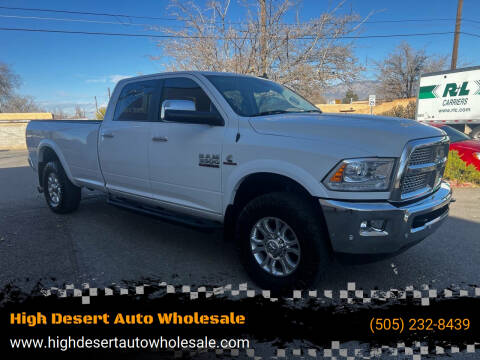 2018 RAM 3500 for sale at High Desert Auto Wholesale in Albuquerque NM