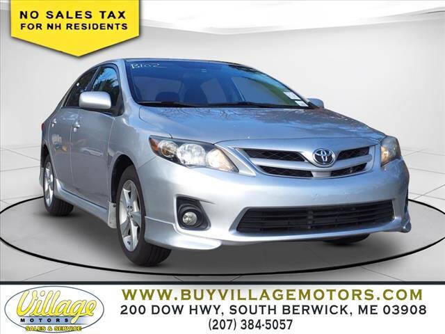 2012 Toyota Corolla for sale at Village Motors in South Berwick ME