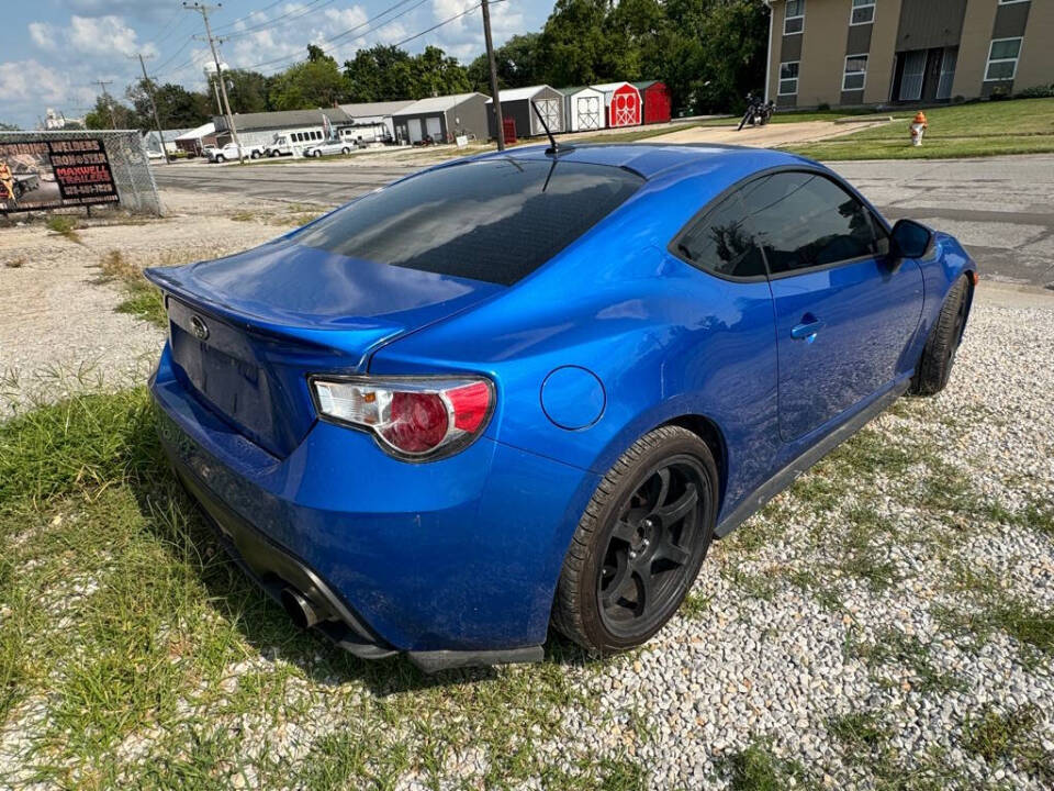 2013 Subaru BRZ for sale at THE CAR GUY OF MEXICO LLC in Mexico, MO