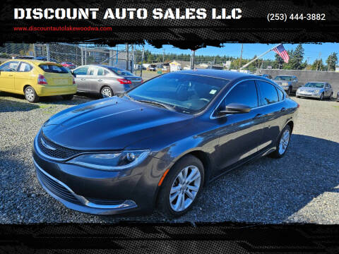 2015 Chrysler 200 for sale at DISCOUNT AUTO SALES LLC in Spanaway WA