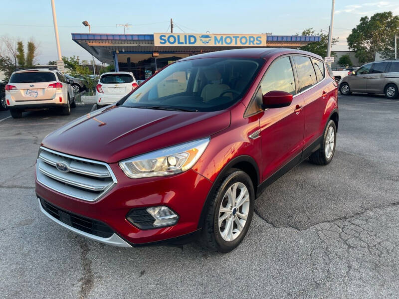 2019 Ford Escape for sale at Solid Motors LLC in Garland TX