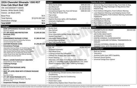 2026 Chevrolet Silverado 1500
