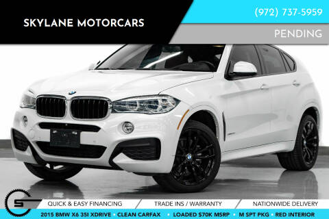 2015 BMW X6 for sale at Skylane Motorcars in Carrollton TX