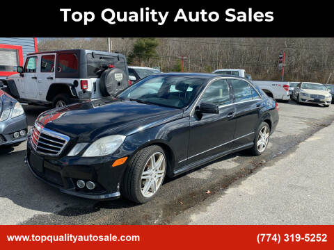 2010 Mercedes-Benz E-Class for sale at Top Quality Auto Sales in Westport MA