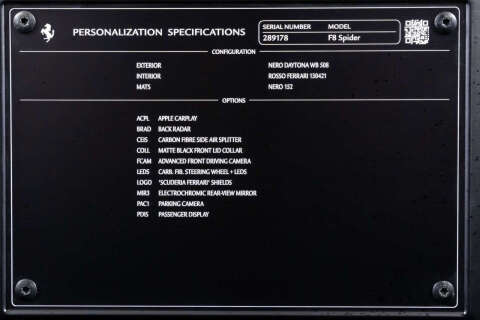 2023 Ferrari F8 Spider