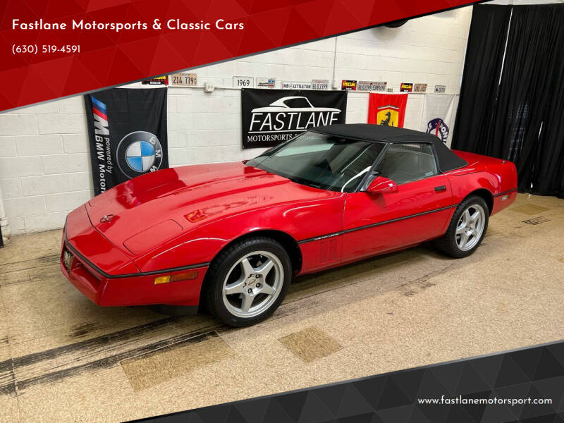 1989 Chevrolet Corvette for sale at Fastlane Motorsports & Classic Cars in Addison IL