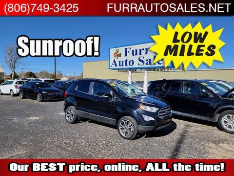 2018 Ford EcoSport for sale at FURR AUTO SALES in Lubbock TX