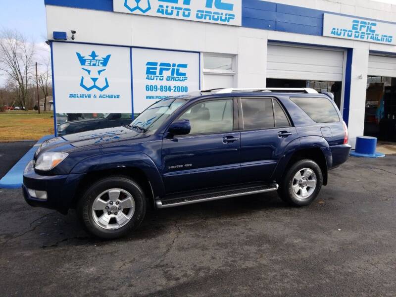 2003 Toyota 4Runner for sale at Epic Auto Group in Pemberton NJ