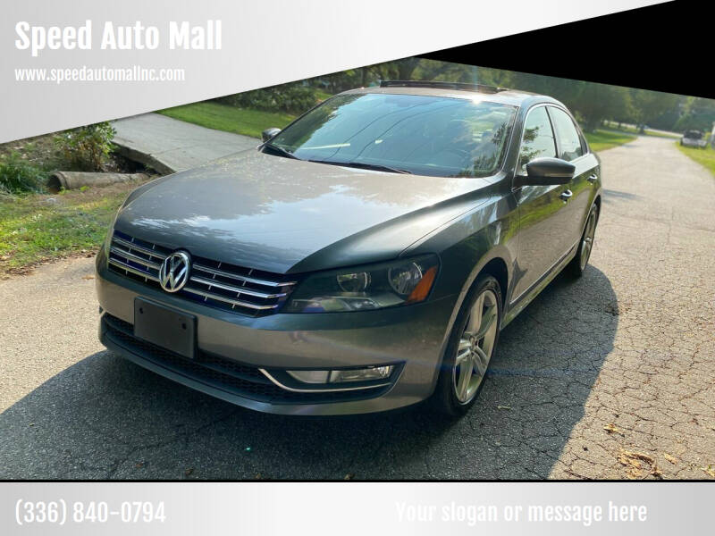2013 Volkswagen Passat for sale at Speed Auto Mall in Greensboro NC