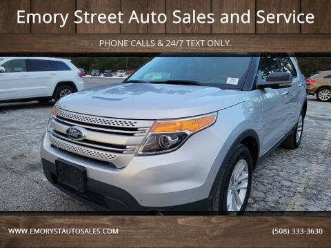 2013 Ford Explorer for sale at Emory Street Auto Sales and Service in Attleboro MA