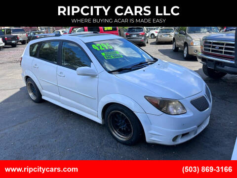 2006 Pontiac Vibe for sale at RIPCITY CARS LLC in Portland OR